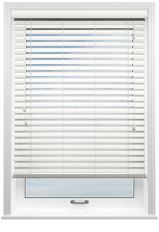 Ecowood, Cotton White Satin - Venetian Blind